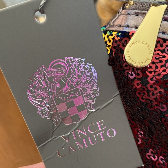 🆕 Vince Camuto sequinned clutch/makeup bag - Picture 3 of 6